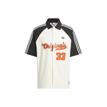 Adidas Originals Top WINTER SHOOTER LONG SLEEVE Shirt Unisex Ivory White/Black/Soft Red