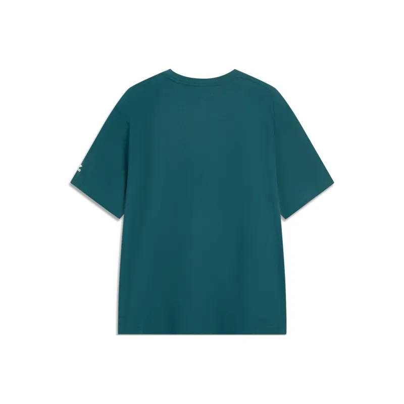 LiNing Sports Trend Series T Shirt Men's Dark Reef Green-1