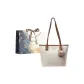 Ecru+Pendant+Shopping Bag