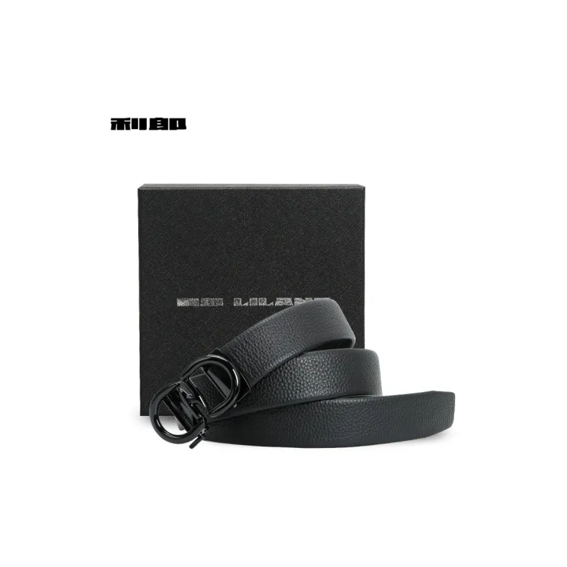 LESS IS MORE Top Grain Cow Leather Belts Men's Width 3.5CM-5