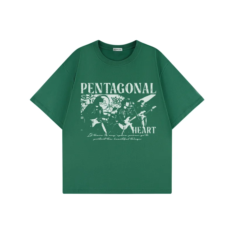 PENTAGONAL HEART T Shirt Unisex-30