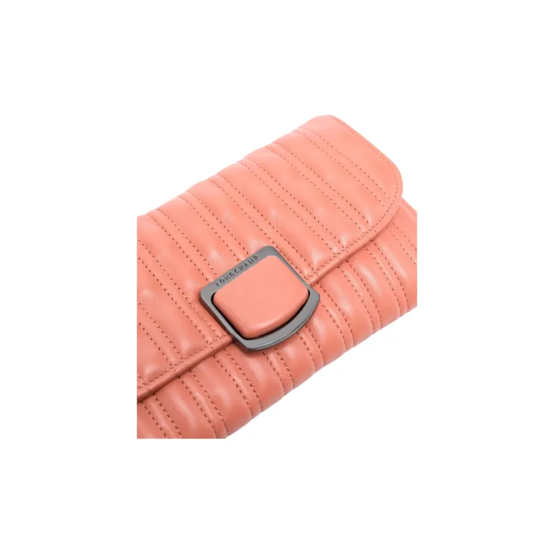 LONGCHAMP Cow Leather Shoulder Bag Regular Women's Blush Color-3
