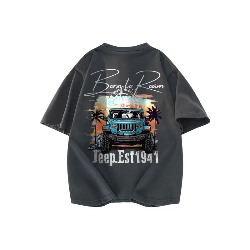 Jeep Pasture Horse Lifestyle T Shirt Unisex-7