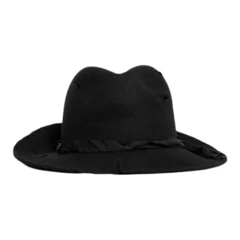 Yohji Yamamoto Wool Hats & Caps Men's Black