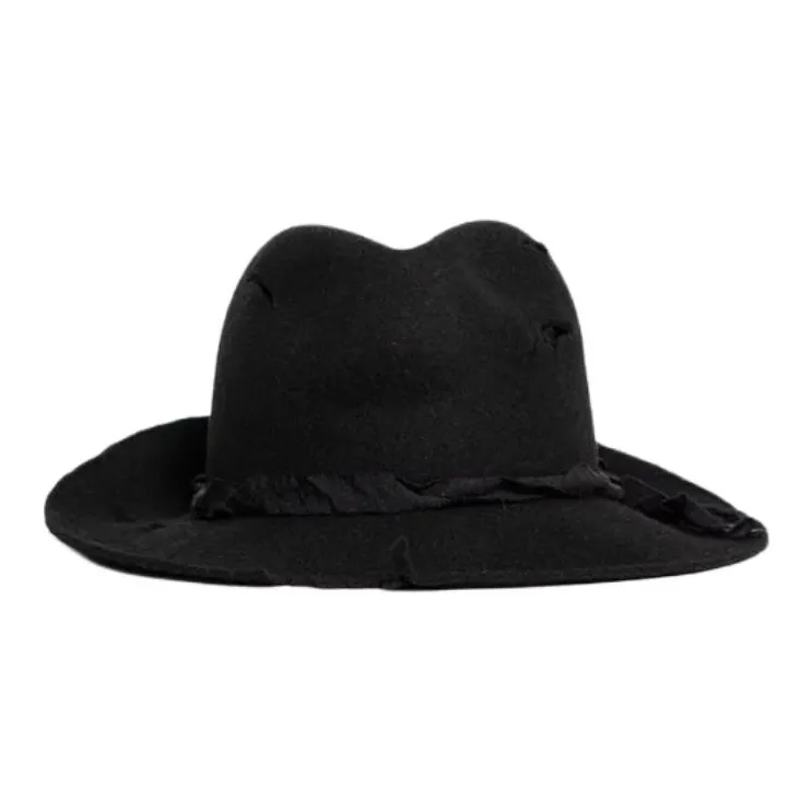 Yohji Yamamoto Wool Hats & Caps Men's Black-0