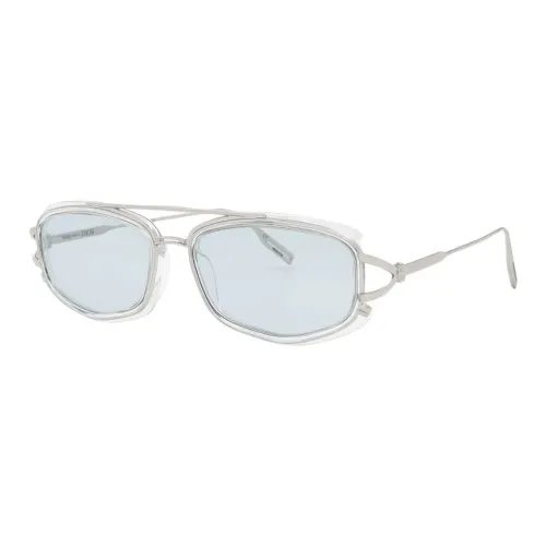 DIOR Acetate Aviator Sunglasses Men's Silver
