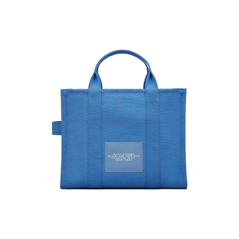 MARC JACOBS Cotton Tote Bag Shopping Bag Shoulder Bag Crossbody Bag Handbag Medium Size Women's Blue-2
