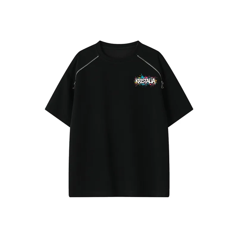 KRISTALIA Drop Shoulder Sleeve T Shirt Women's-2