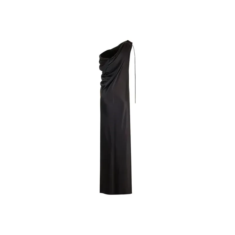 MaxMara Opera One shoulder Silk Gown-1