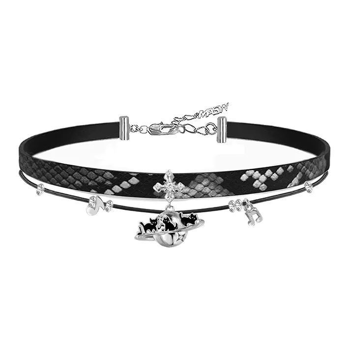 Masw Copper Alloy Necklaces Unisex-0