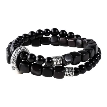 MAGICPOLE Obsidian Bracelets Men's