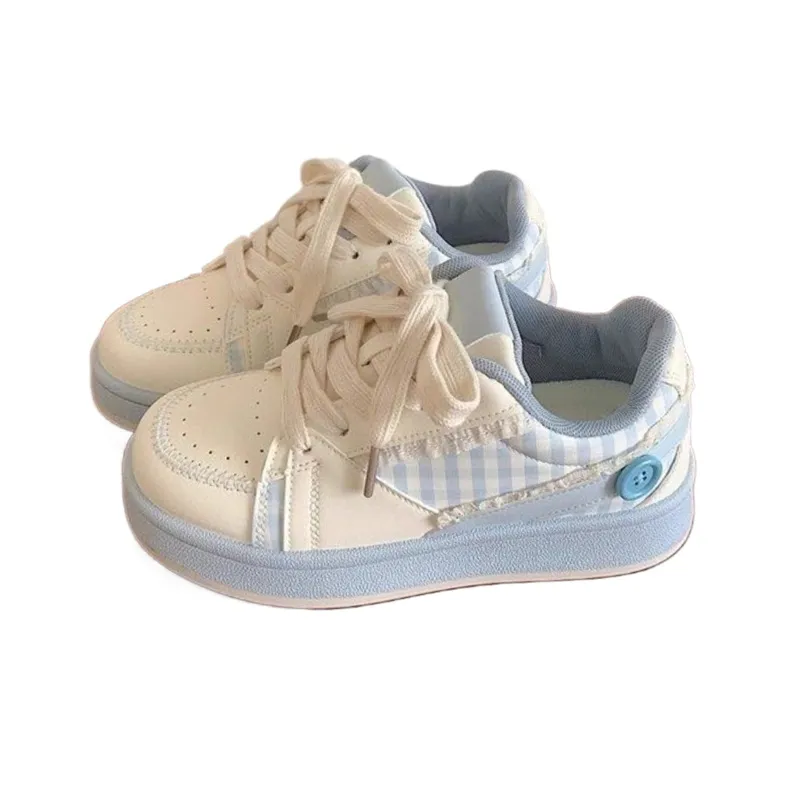 ABCYLM Slip Resistant Cushioning With Impact Resistance Low Top Skateboard Shoes Women's-4