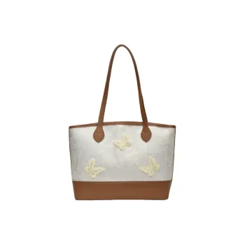 GATOER PU Tote Handbag, Shoulder Bag Women's Brown/Pink/Black