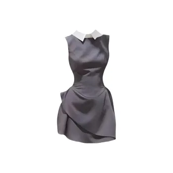 Flowers In Water Sleeveless Dress Women's