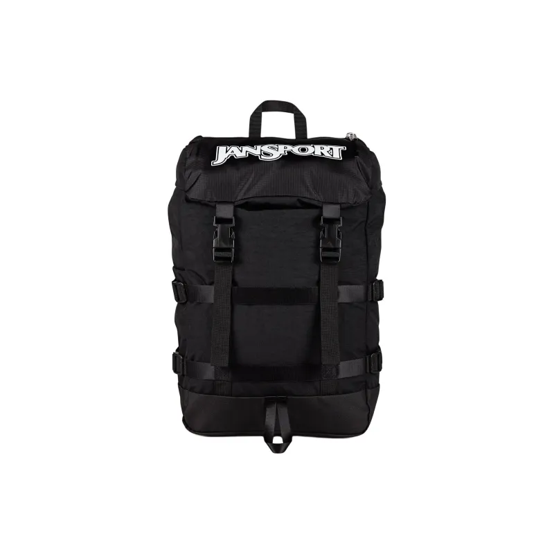 JanSport Recycled Polyester Backpack Unisex Black-0