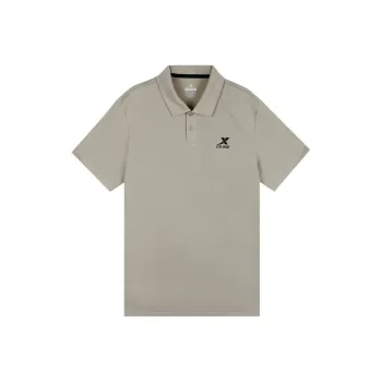 XTEP Polo Shirt Men's Frost Gray