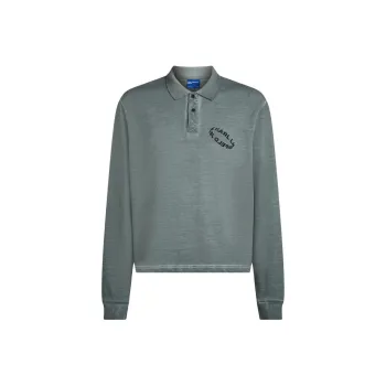 KARL LAGERFELD / Karl Lagerfeld Jeans Logo print Polo Sweatshirt