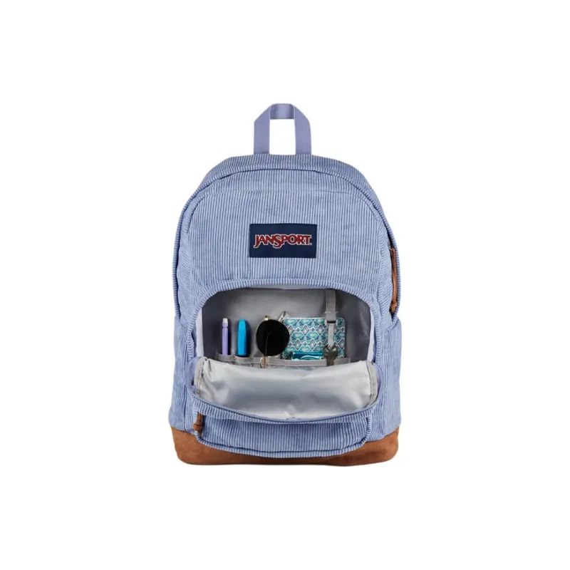 JanSport Suede Backpack Unisex Light Purple-6