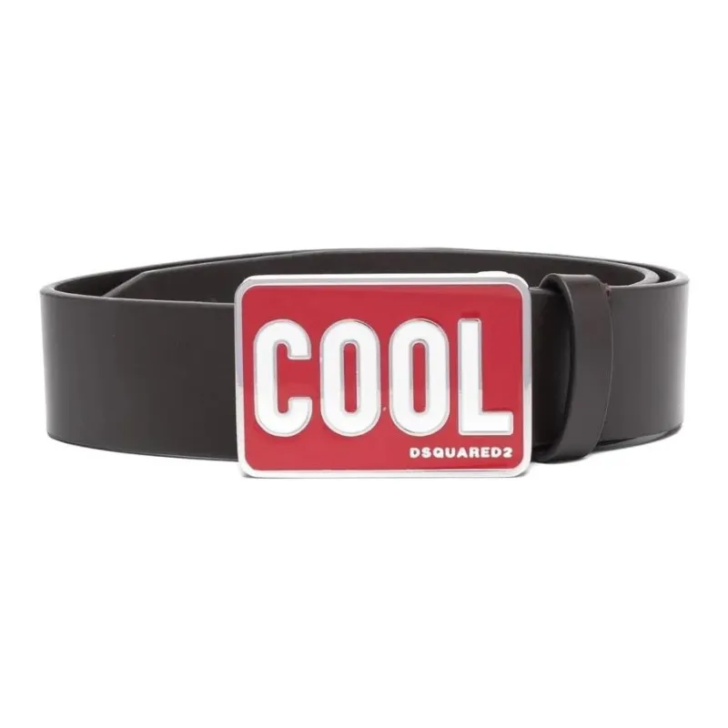 DSQUARED 2 Logo buckle Leather Belt-0
