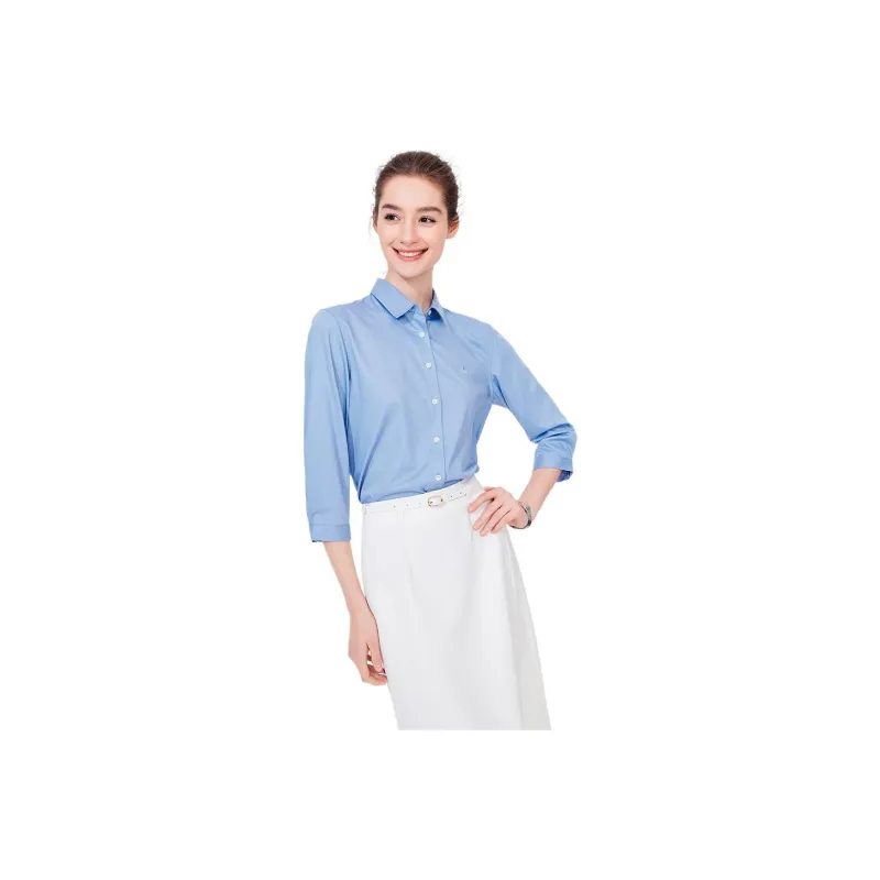 NAVIGARE Shirts Women's Dark Pearl Royal Blue-0