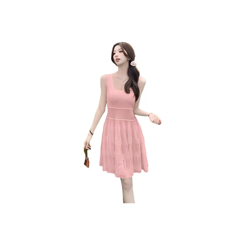 SNZX Sleeveless Dresses Women's-4