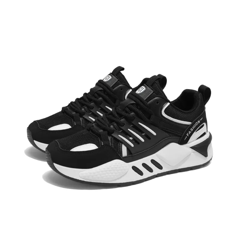 HACKBUTEER Low Top Chunky Sneakers Men's Box Included-8