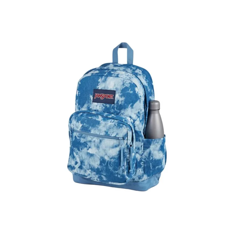 JanSport Suede Backpack Unisex Aqua Blue-3