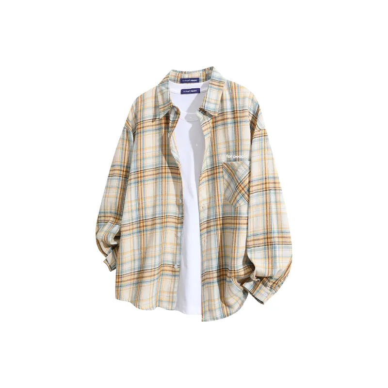 FAX FOR FMACM Shirt Unisex Blue Plaid-3