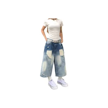 Concubine Zhu Denim Shorts Unisex
