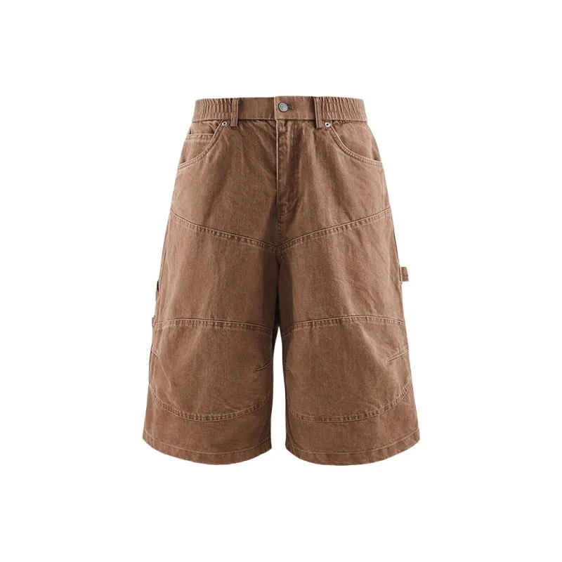APAY Denim Shorts Unisex Coffee-0
