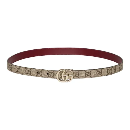 GUCCI Hardware Accessories, Leather, Artificial Leather Belts Women's Beige 2CM