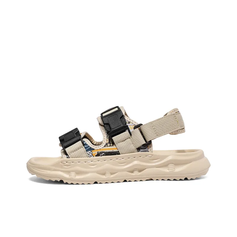 Grumpy ram Beach Sandals Men Beige/Black-0