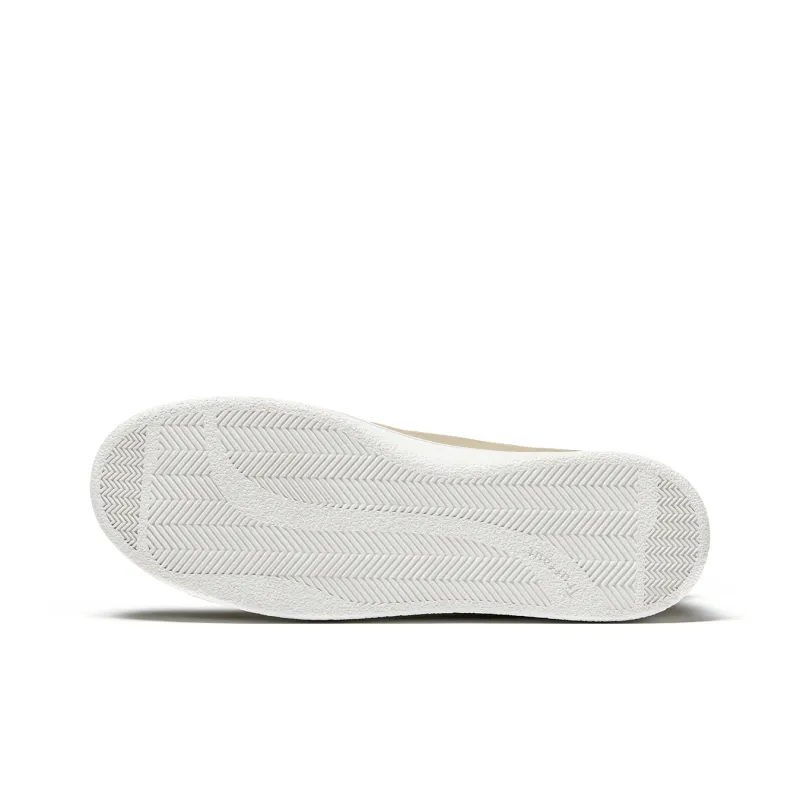 TRUFFAUT Sports Genuine Leather White Sneakers Low Top Skateboard Shoes Men's-4