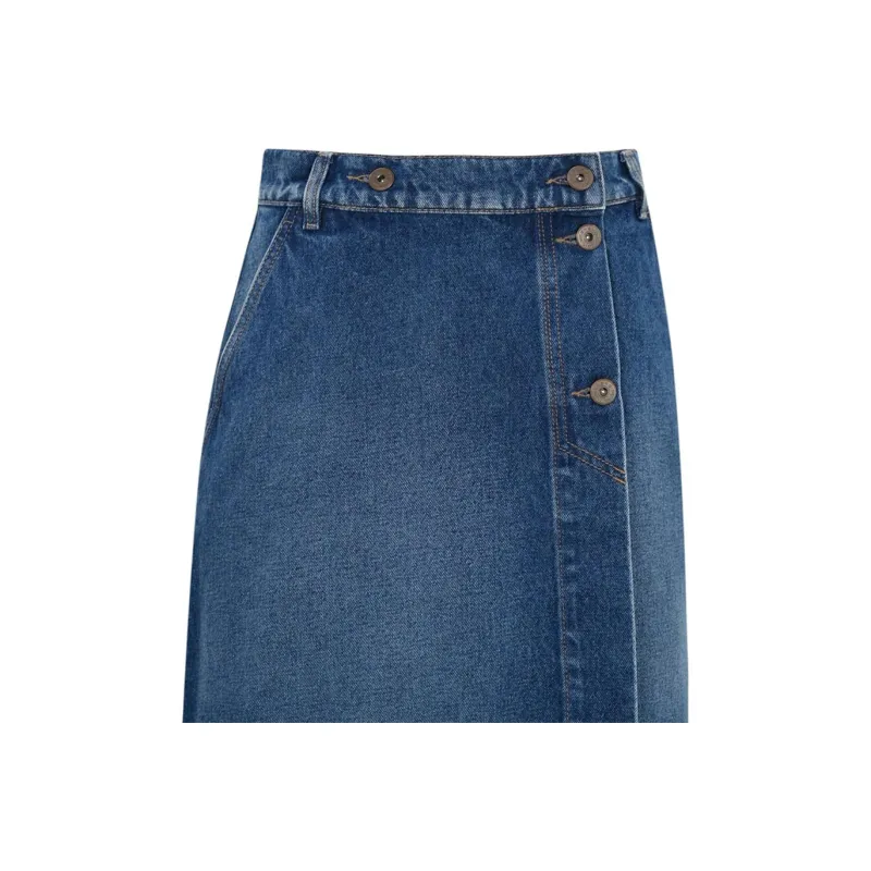 WEEKEND MaxMara Denim Short Skirts Women's Blue-2