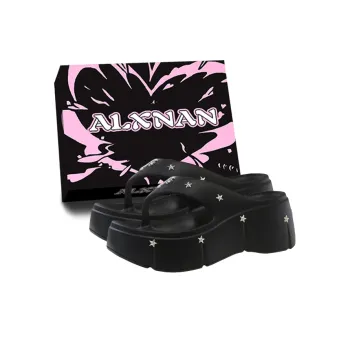 Alxnan Rubber Sole Odor Resistant Flip Flops Women's