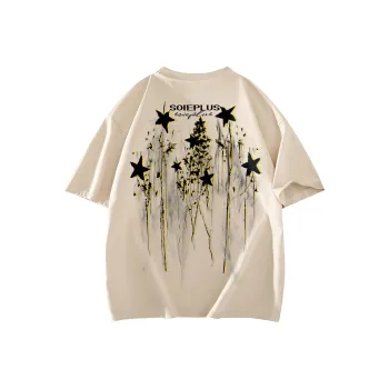 SOIE T Shirts Unisex Light Beige Apricot