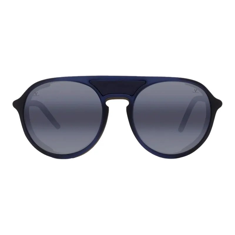 Vuarnet Bio Nylon Round Sunglasses Unisex Blue-1