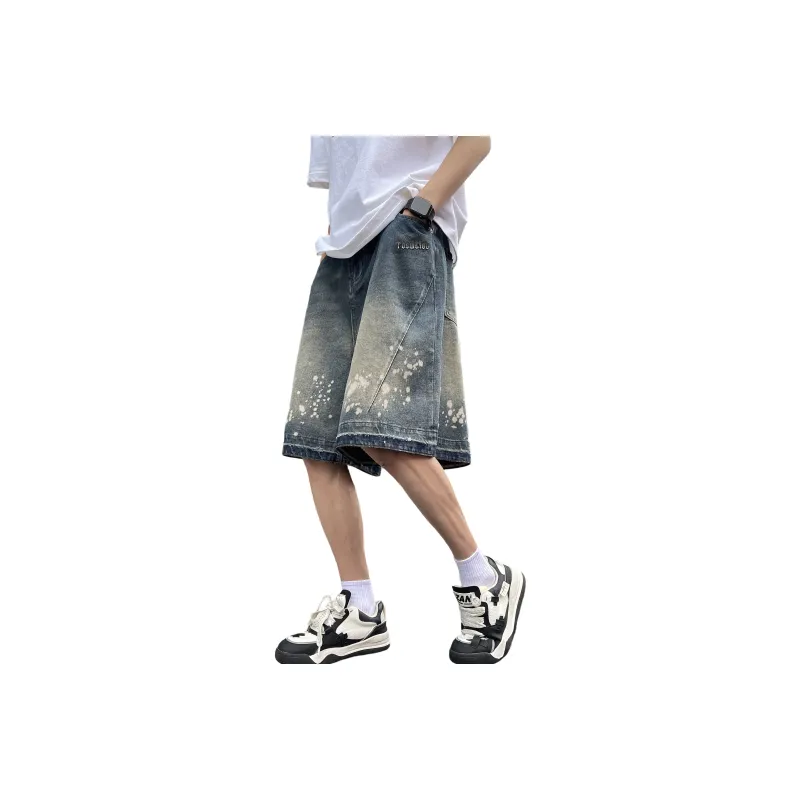 TBSM Denim Shorts Unisex Vintage Blue-0