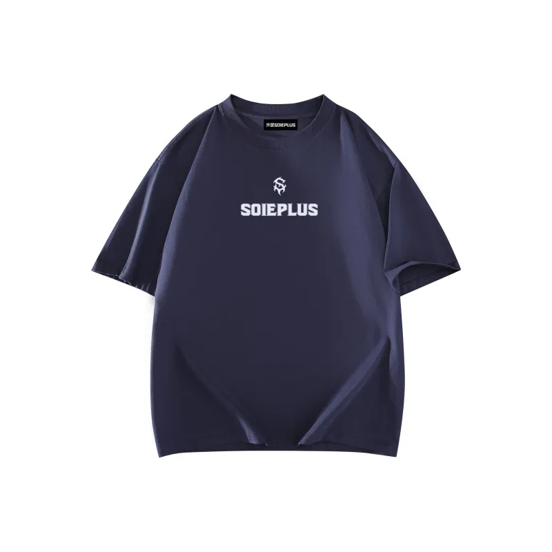 SOIE T-Shirts Unisex Navy Blue-1