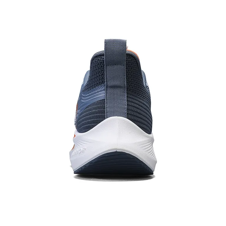 WARRIOR Running Shoes Men Low Top White Mist Blue/White Blue Green-2