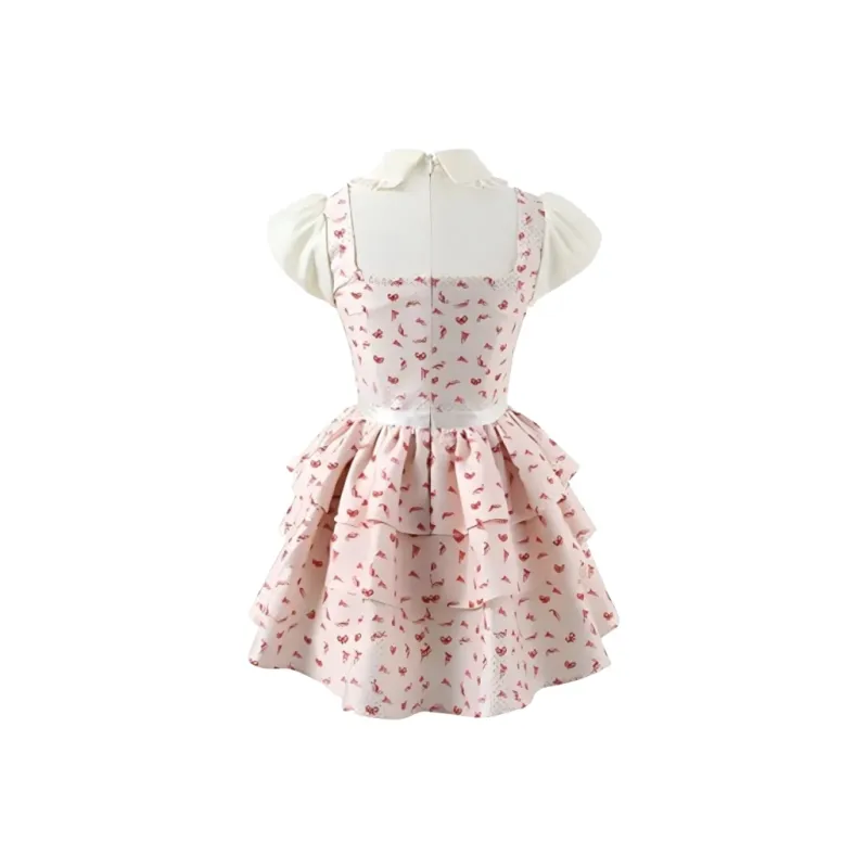 YGPRW Short Sleeved Dress Women's-1