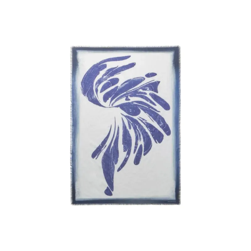 DRIES VAN NOTEN Cotton Shawls Men's Blue-1