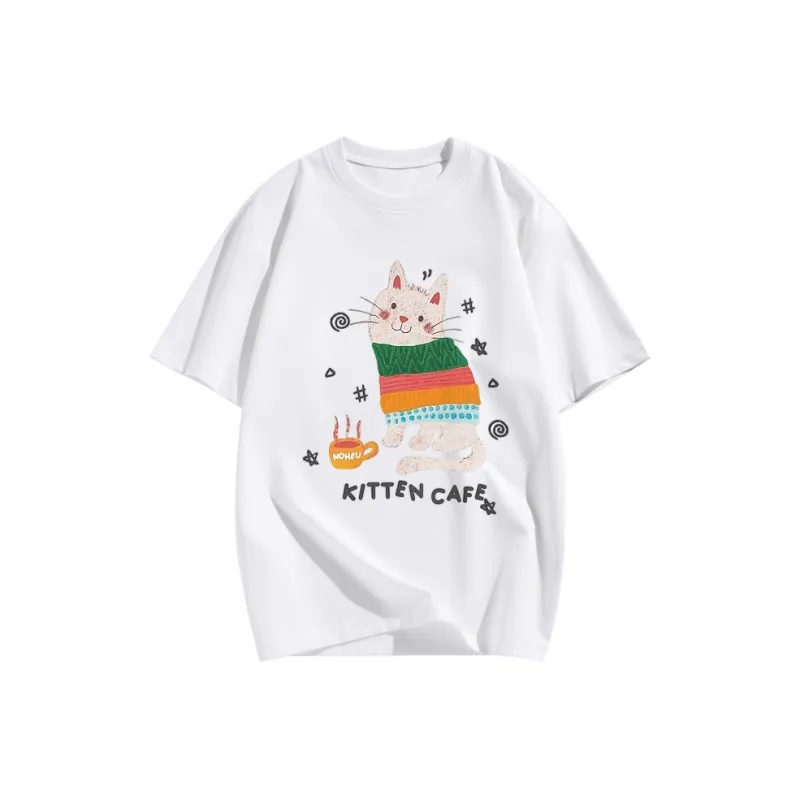 Art T Shirts Women's White-0