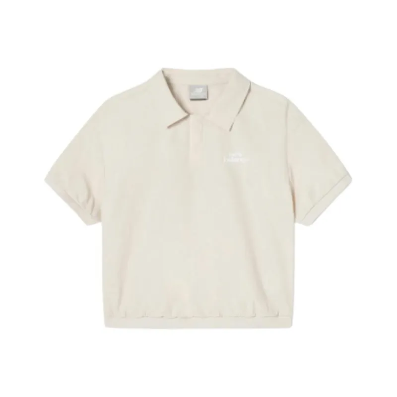 New Balance Polo Shirt Women's Light Beige-0