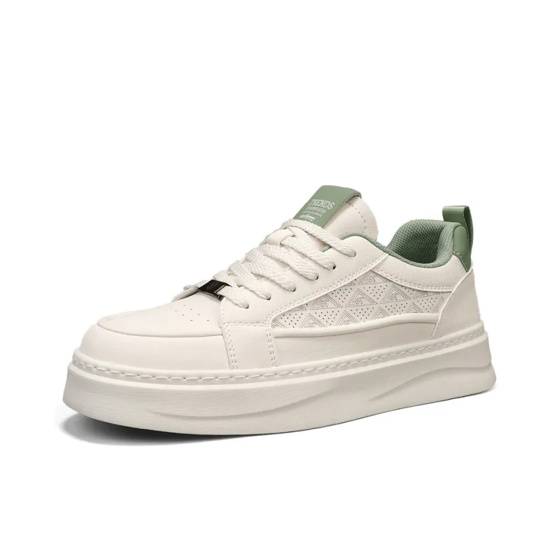 Sportful Skateboard Shoes Men Low Top Green Card/Beige Khaki-1