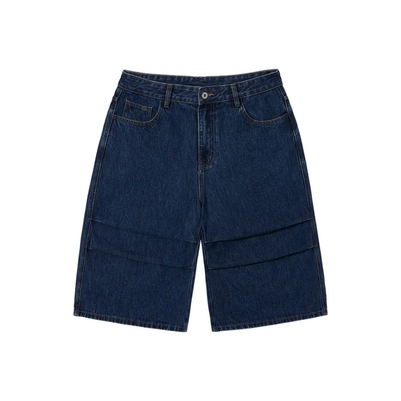 PSO Brand Denim Shorts Unisex-0