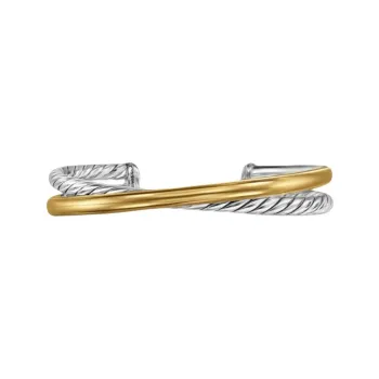 David Yurman 14K Gold, Sterling Silver Bangles Women's Multicolor