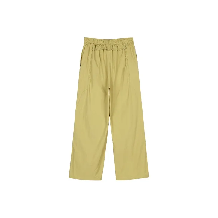 ACMEITEM Casual Pants Unisex Ginger Yellow-1