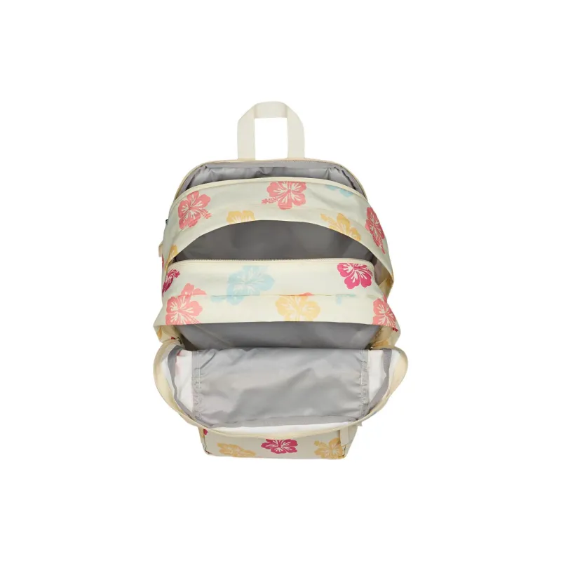 JanSport Polyester Backpack Women's Beige & Pink-6