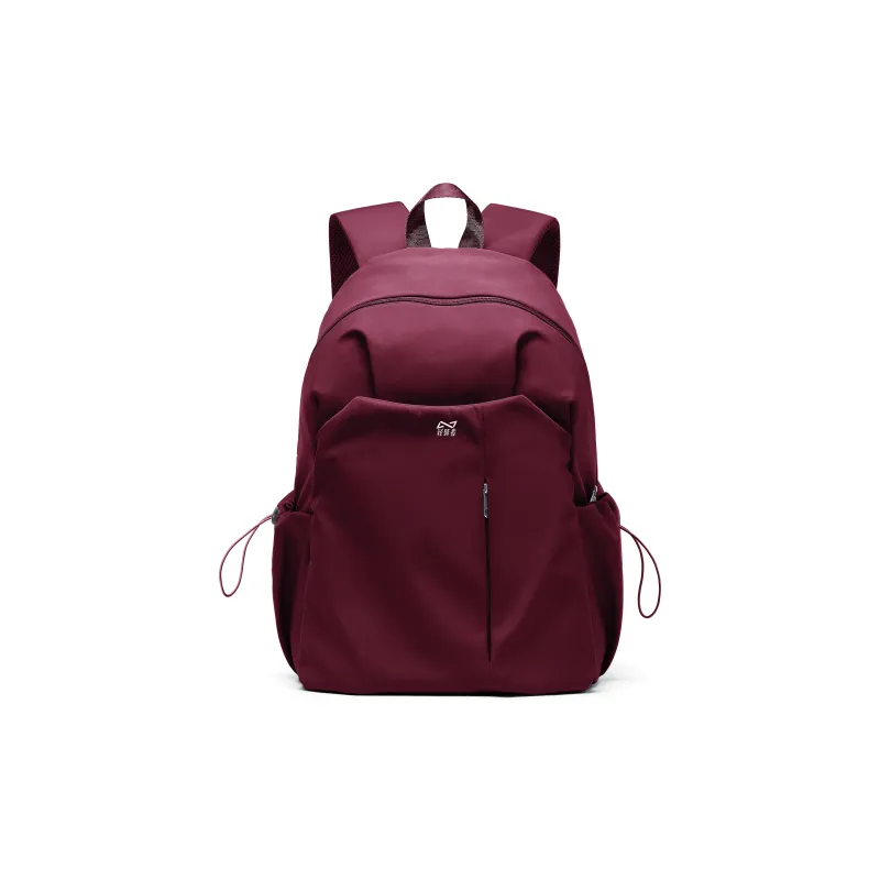 KEYSTREET Fabric Backpack Laptop Backpack Tubas Unisex Black/Ecru/Green/Blue/Burgundy-25